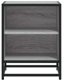 Mesas de cabeceira 2 pcs sonoma cinzento 40x31x50 cm madeira