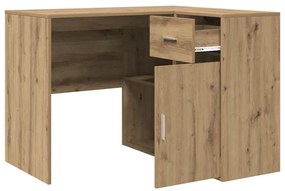 Mesa de Canto Carvalho Artesanal 102x88x75 cm Madeira engenheirada