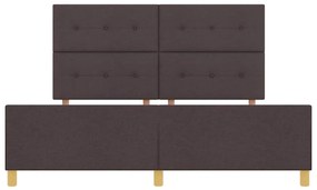 Estrutura da Cama vidaXL Castanho 180x200 cm Tecido