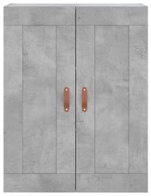 Armário alto 69,5x34x180 cm derivados de madeira cinza cimento