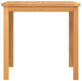 3 pcs conjunto de jantar para jardim madeira de teca maciça