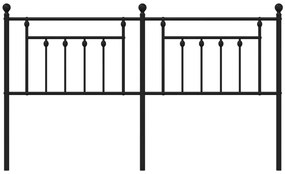Cabeceira de cama 160 cm metal preto