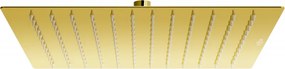 Mexen Slim chuveiro 30 x 30 cm, dourado - 79130-50