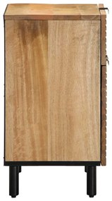 Mesa de cabeceira 50x33x60 cm madeira de mangueira maciça