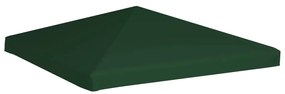 Cobertura de gazebo 310 g/m² 3x3 m verde