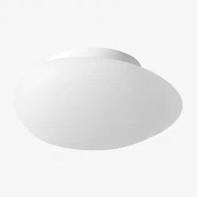 Plafon De Teto Redondo Em Ferro Maksim ↔︎ 22 Cm - Sklum