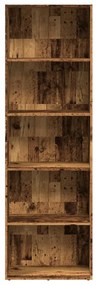 Estante 60x30x189 cm derivados de madeira madeira velha