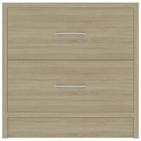 Mesa de cabeceira 40x30x40 cm derivados madeira carvalho sonoma