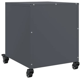 Mesa de cabeceira 36x39x43,5 cm aço antracite