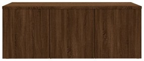 Móvel TV 80x34x30 cm derivados de madeira cor carvalho castanho