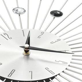 Relógio de parede com movimento quartzo design moderno 50 cm