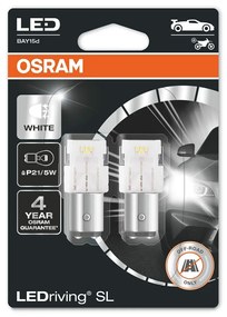 Lâmpada para Automóveis Osram OS7528DWP-02B 145 Lm 2 W 12 V 6000 K BAY15D