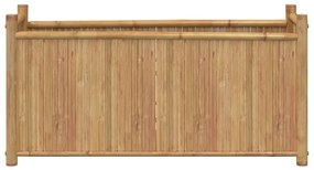 Vaso/floreira de jardim 100x30x50 cm bambu