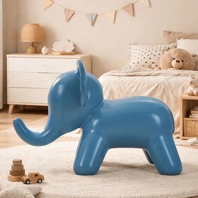 BANCO  ELEFANTE 86X46X56 CM AZUL