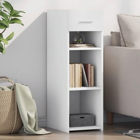 vidaXL Aparador 30x42,5x93 cm derivados de madeira branco