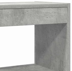 Armário/Divisor de Ambiente Cinza Betão 80x30x198 cm