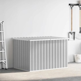Caixa de arrumação para jardim 171x99x93 cm cinzento