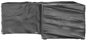 Capas p/ mobília jardim forma de L 2 pcs 16 ilhós 215x215x70 cm