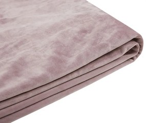 Capa de estrutura de cama em veludo rosa 180 x 200 cm FITOU Beliani