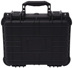 vidaXL Caixa protetora de equipamento 35x29,5x15 cm preto