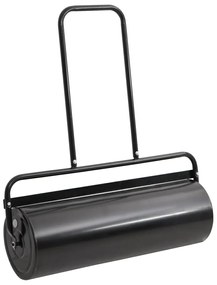 Rolo relvado jardim c/ grampos arejamento 63L ferro/aço preto