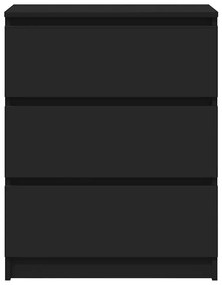 Aparador 60x35x76 cm derivados de madeira preto