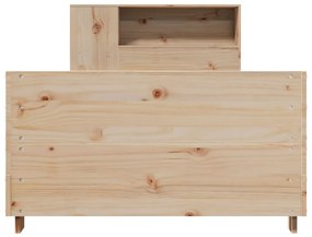 Cama sem colchão 100x200 cm madeira de pinho maciça