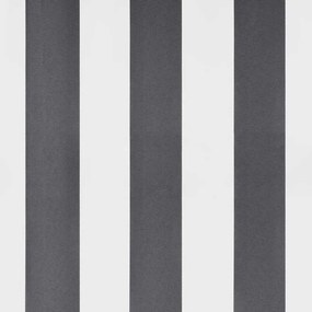 Toldo retrátil manual 600x300 cm antracite e branco