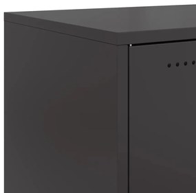 Móvel de TV 68x39x43,5 cm aço preto