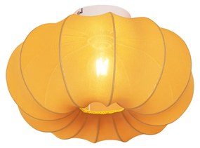 Candeeiro de Teto Japandi Dourado 37cm - Plu Asyesha Japandi