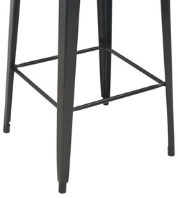 3 pcs conjunto de bar em aço castanho e preto