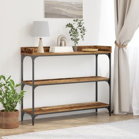 Mesa de Console vidaXL Madeira Velha 100x30x80 cm Madeira Ingenheirada