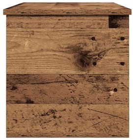 Caixa de Armazenamento vidaXL em Madeira Velha 90x35x35 cm em Madeira