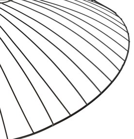 Candeeiro de suspensão design preto 66cm - Pua Design