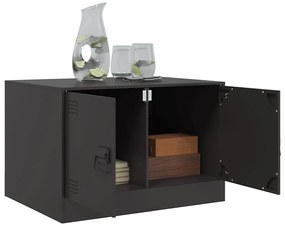 Mesa de centro 67x50x44 cm aço preto