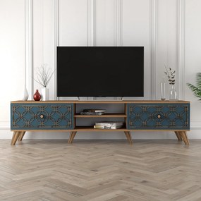 Móvel TV Class – Nogueira – 180 cm x 44 cm x 35 cm