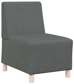 Cadeira de Sofá Cinza Claro 55 cm em Tecido 2 pcs