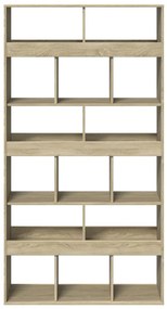 Estante 100x33x187,5 cm derivados de madeira carvalho sonoma