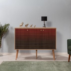 Console Mega – Carvalho Sonoma – 120 cm x 90 cm x 36 cm