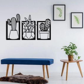Acessório Decorativo de Parede Nazen – Preto – 49 x 29 cm