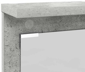 Cabideiro de Parede Cinzento cimento 84 x 10 x 80 cm