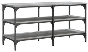 Banco sapateira 100x38,5x49cm derivados madeira cinzento sonoma