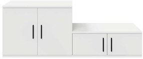 Armário de Armazenamento vidaXL Branco 108x41x40 cm em Madeira de Enge