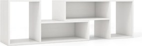 Móvel de TV de 2 peças para sala design inteligente 50/55/60 polegadas Branco