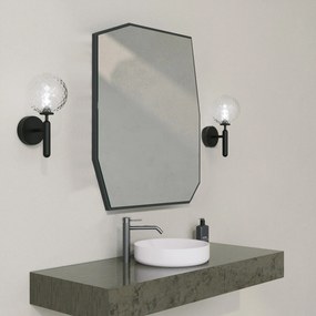 Espelho Decorativo Quartz – Preto – 70cm x 60cm x 2cm