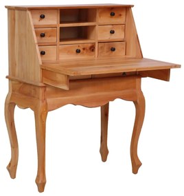 vidaXL Escrivaninha 78x42x103 cm madeira de mogno maciça