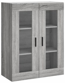 Armário alto 69,5x34x180 cm derivados de madeira sonoma cinza