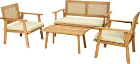 Conjunto de mobiliário para o exterior Richardson 123