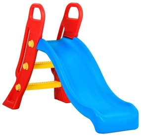 vidaXL Escorrega infantil dobrável 135 cm multicolor
