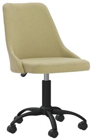 Cadeira de escritório giratória tecido verde